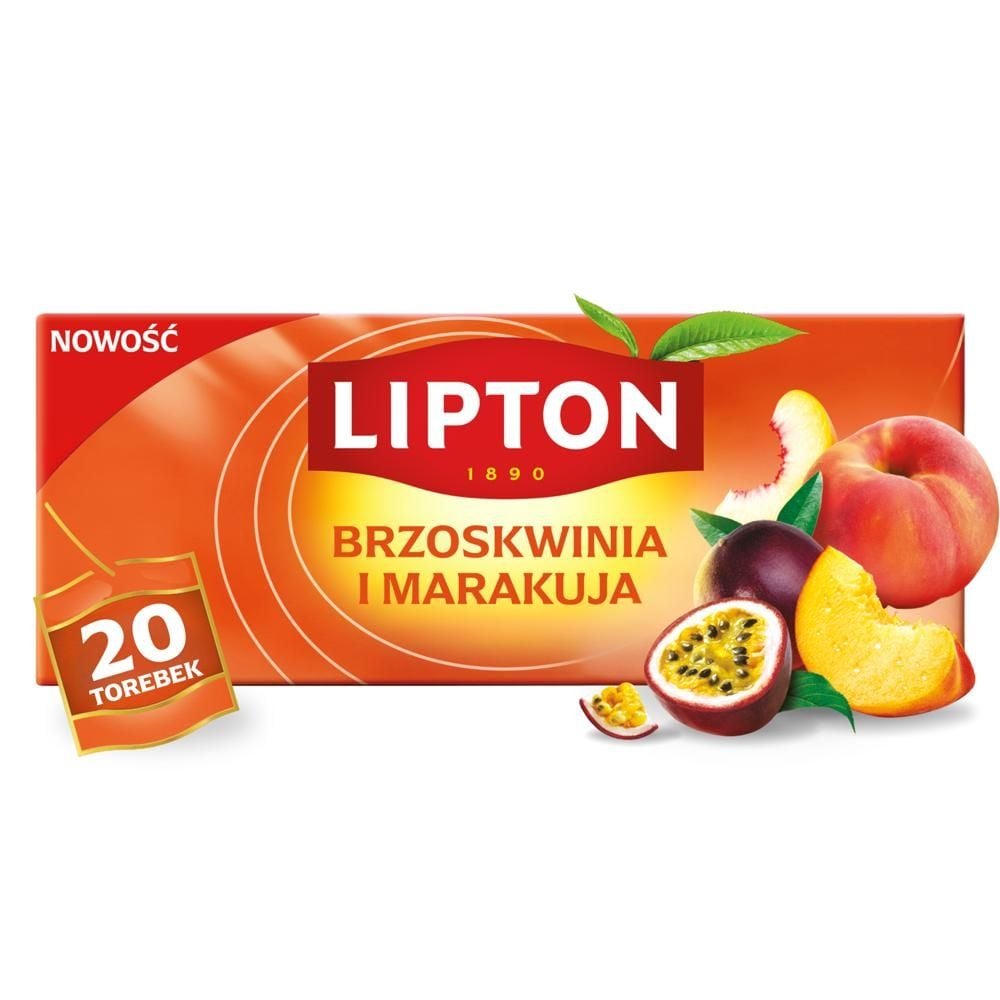 Lipton Herbatka owocowa brzoskwinia i marakuja 40 g (20 torebek)
