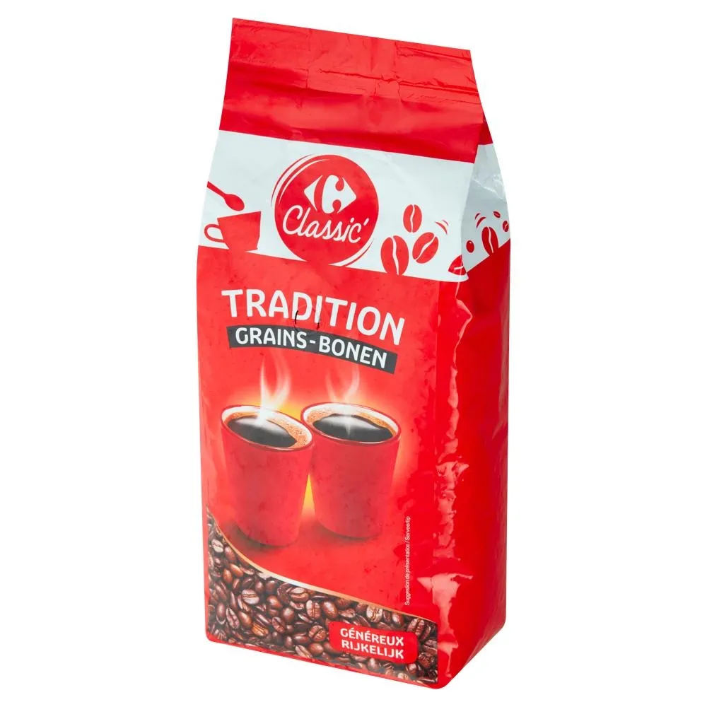 Carrefour Classic Mieszanka ziaren kawy odmiany Robusta 1 kg