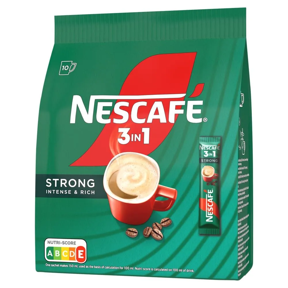 Nescafé 3in1 Strong Rozpuszczalny napój kawowy 160 g (10 x 16 g)