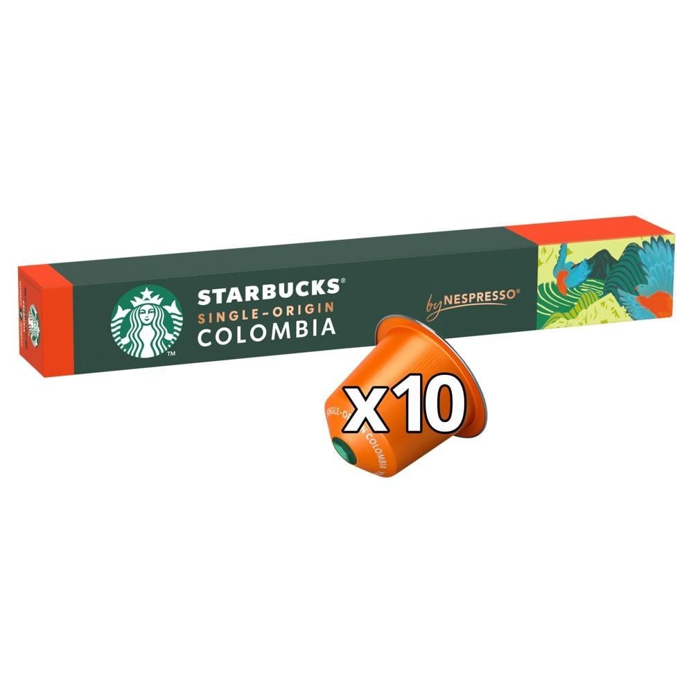 Starbucks by Nespresso Colombia  Kawa w kapsułkach do Nespresso Single Origin 57 g (10 sztuk)