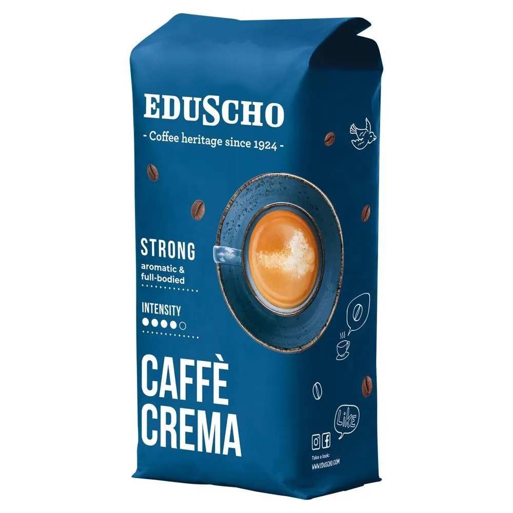 Eduscho Caffè Crema Strong Kawa palona ziarnista 1000 g