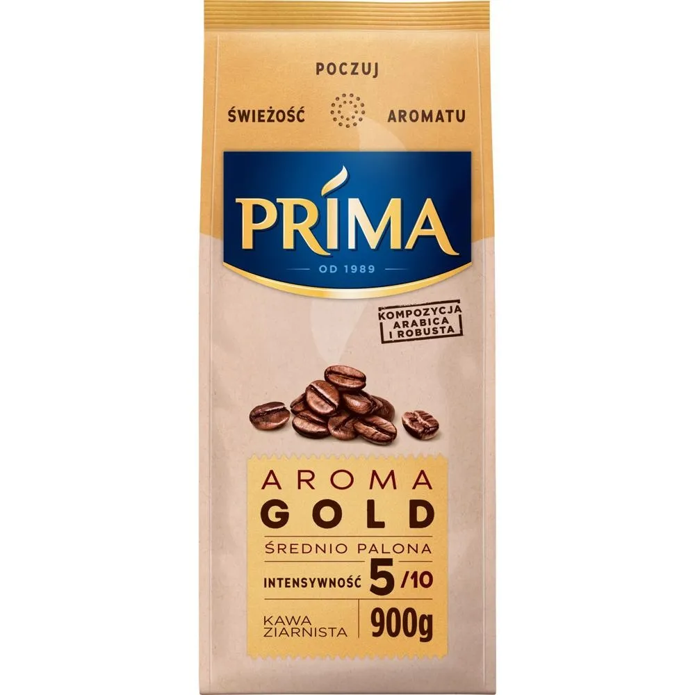Prima Aroma Gold Kawa ziarnista 900 g