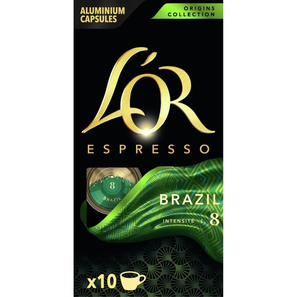 L'OR Espresso Brazil Kawa mielona w kapsułkach 52 g (10 sztuk)