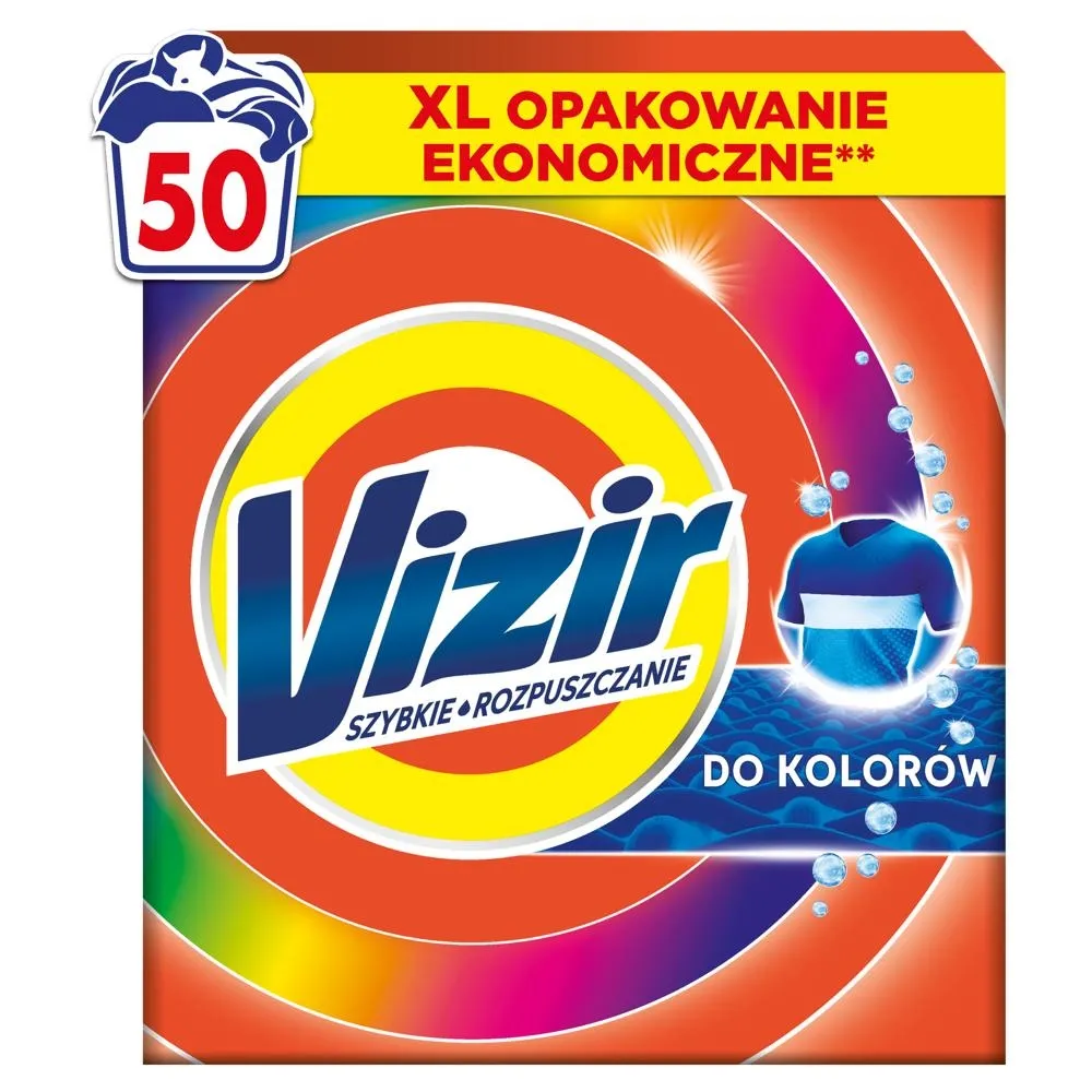 Vizir Proszek Do Prania, Color, 2.75 kg, 50 Prań