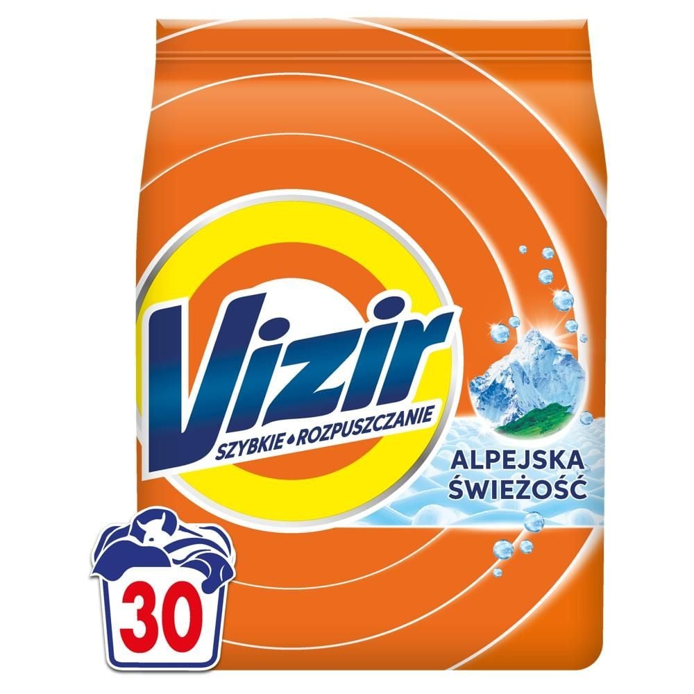Vizir Proszek Do Prania, Alpine Fresh, 1.65 kg, 30 Prań