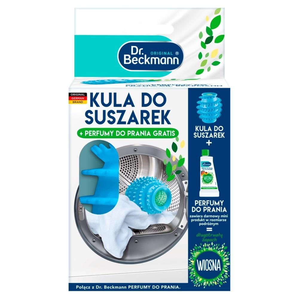 Dr. Beckmann Kula do suszarek i Perfumy do prania wiosna 50 ml