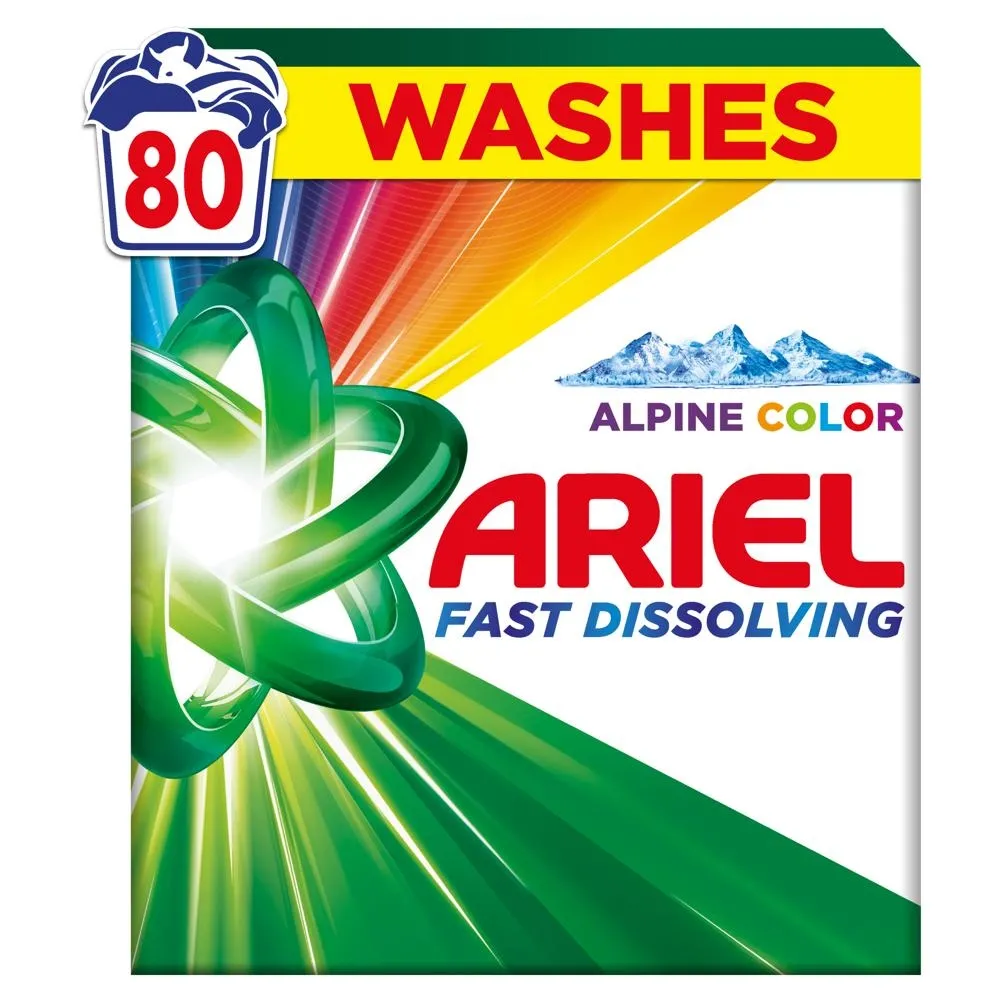 Ariel Alpine Color Proszek Do Prania, 4.4 kg, 80 Prań