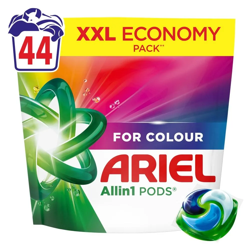 Ariel Allin1 PODS Kapsułki Do Prania Do Kolorowych Tkanin, 44 Prań