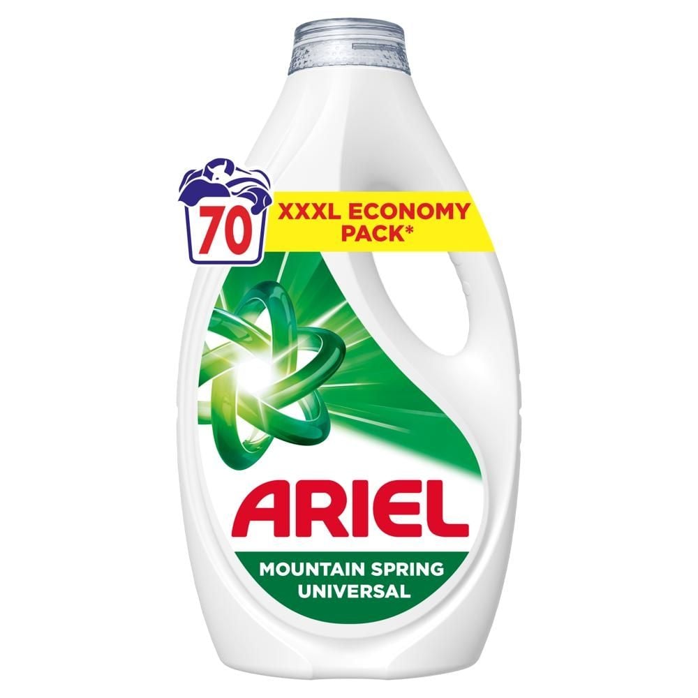 Ariel Mountain Spring Universal Płyn Do Prania, 3.15 l, 70 Prań