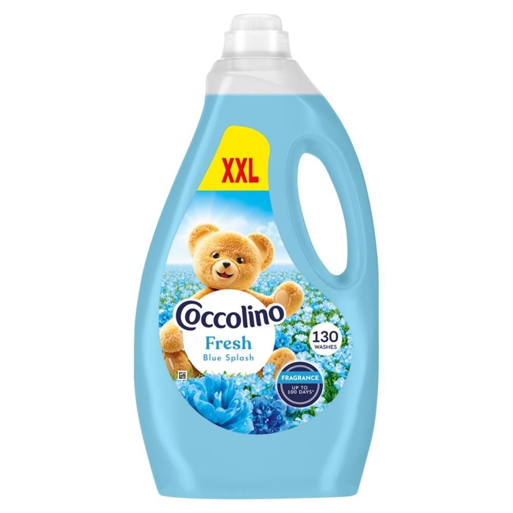 Coccolino Fresh XXL Blue Splash Płyn do płukania tkanin koncentrat 2990 ml (130 prań)