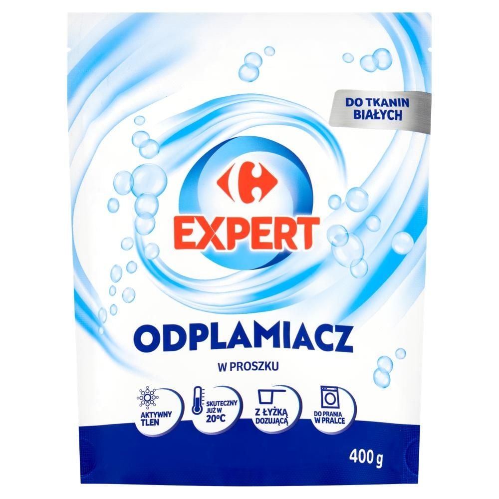Carrefour Expert Odplamiacz w proszku do tkanin białych 400 g