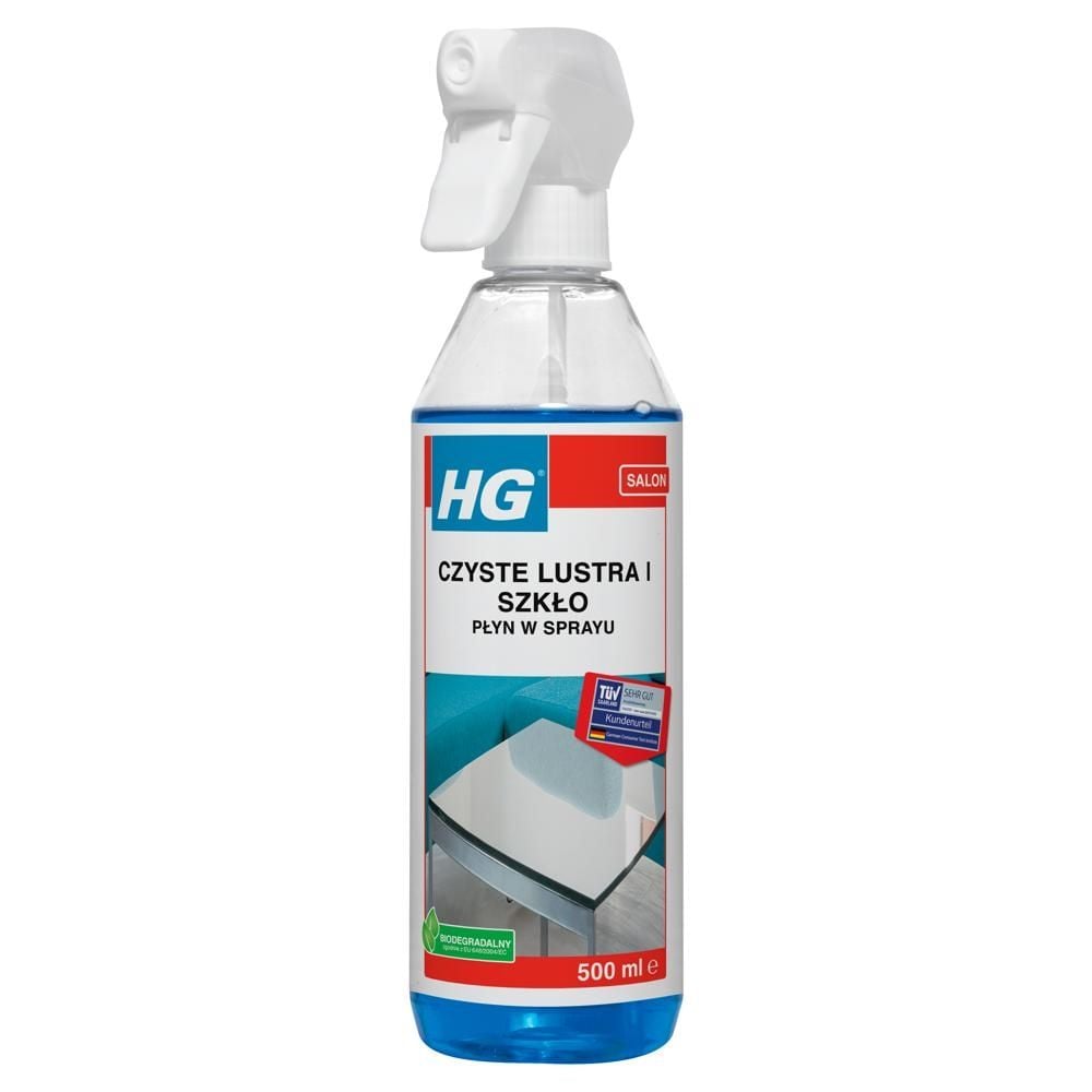 HG Płyn w sprayu czyste lustra i szkło 500 ml