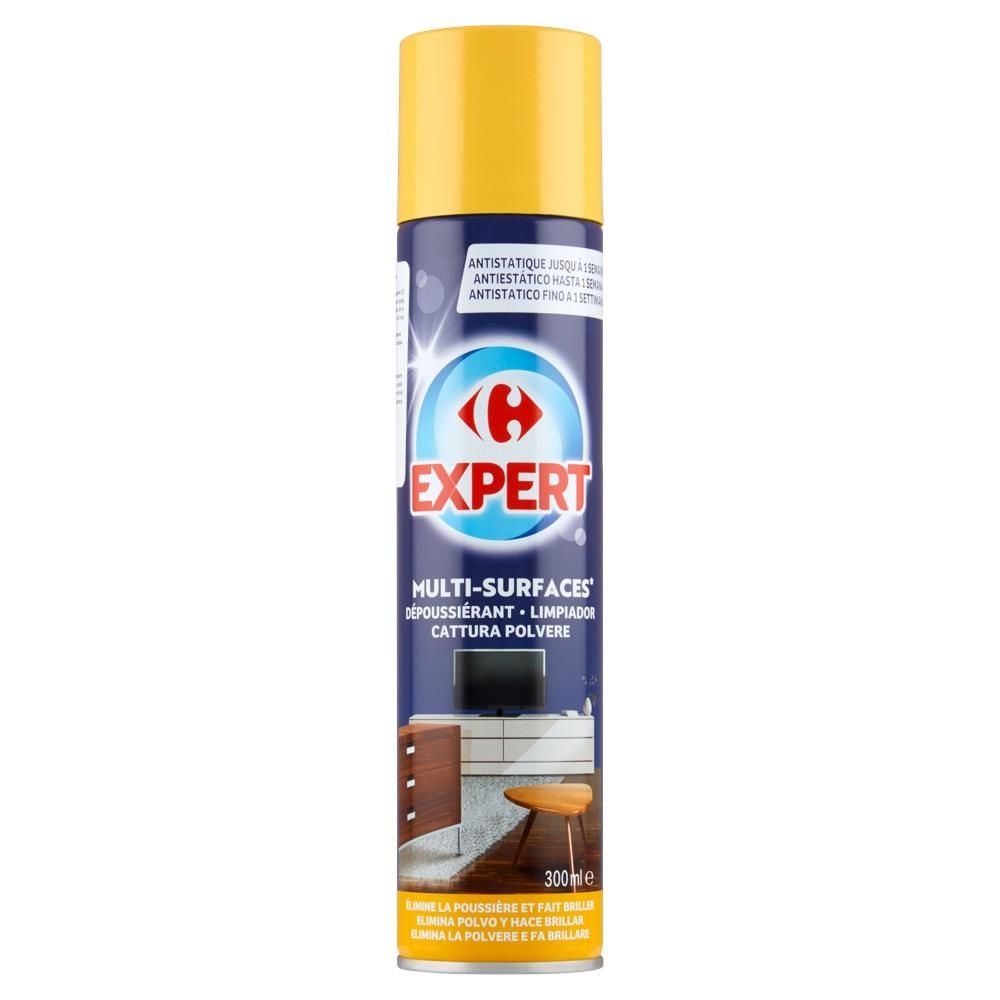 Carrefour Expert Wielopowierzchniowy antystatyczny środek do usuwania kurzu 300 ml