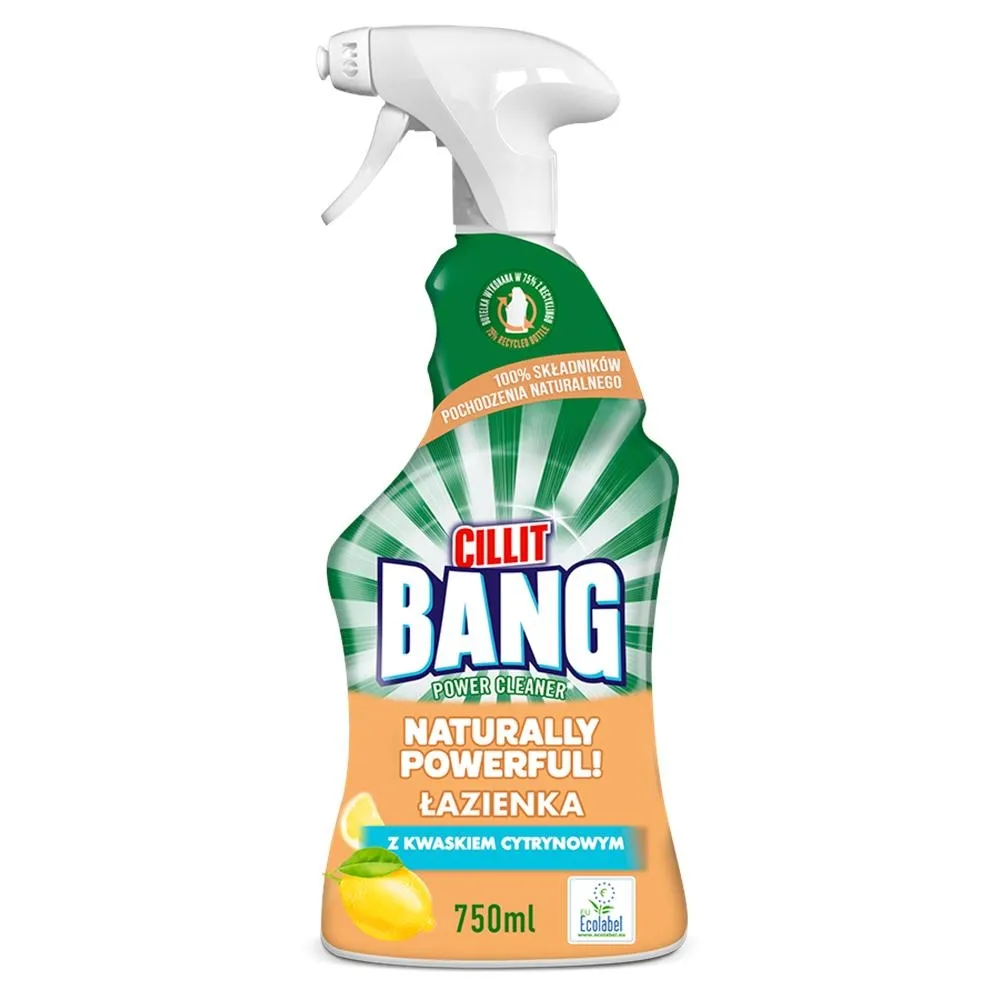Cillit Bang Naturally Powerfull Spray do czyszczenia łazienki 750 ml