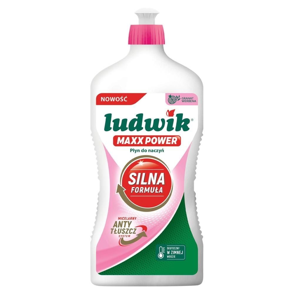 Ludwik Maxx Power Płyn do naczyń granat werbena 725 g