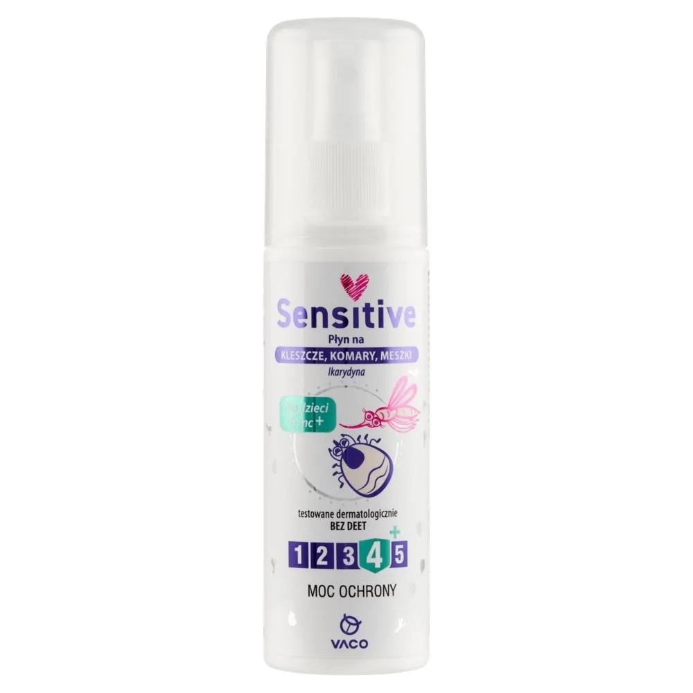 Vaco Sensitive Płyn na kleszcze komary meszki 80 ml