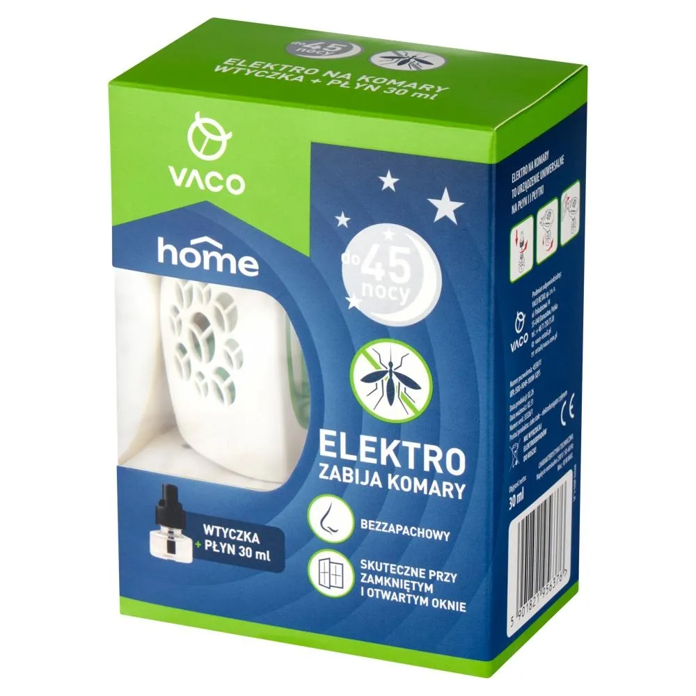 Vaco Home Elektro na komary wtyczka + płyn 30 ml