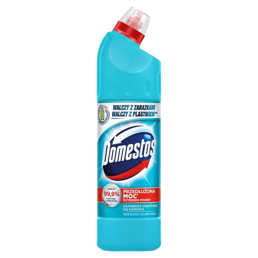 Domestos Przedłużona Moc Atlantic Fresh Płyn czyszcząco-dezynfekujący 750 ml