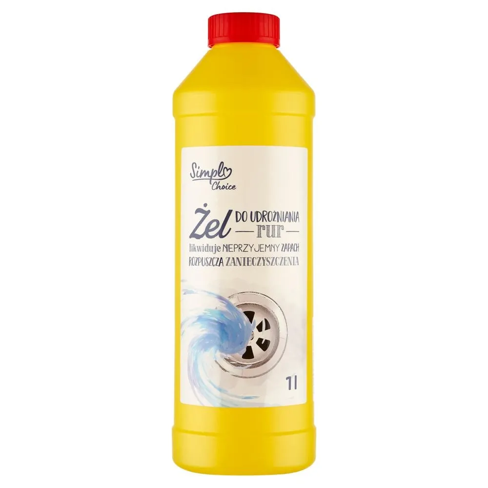 Simpl Choice Żel do udrożniania rur 1 l