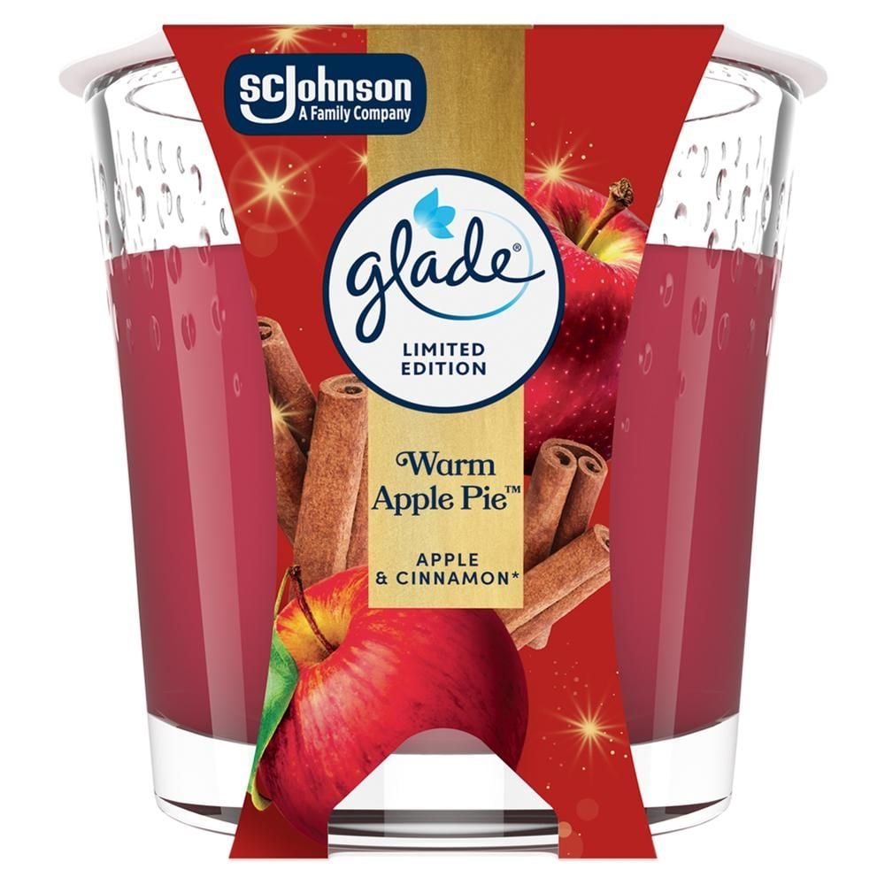 Glade Warm Apple Pie Świeca zapachowa 112 g