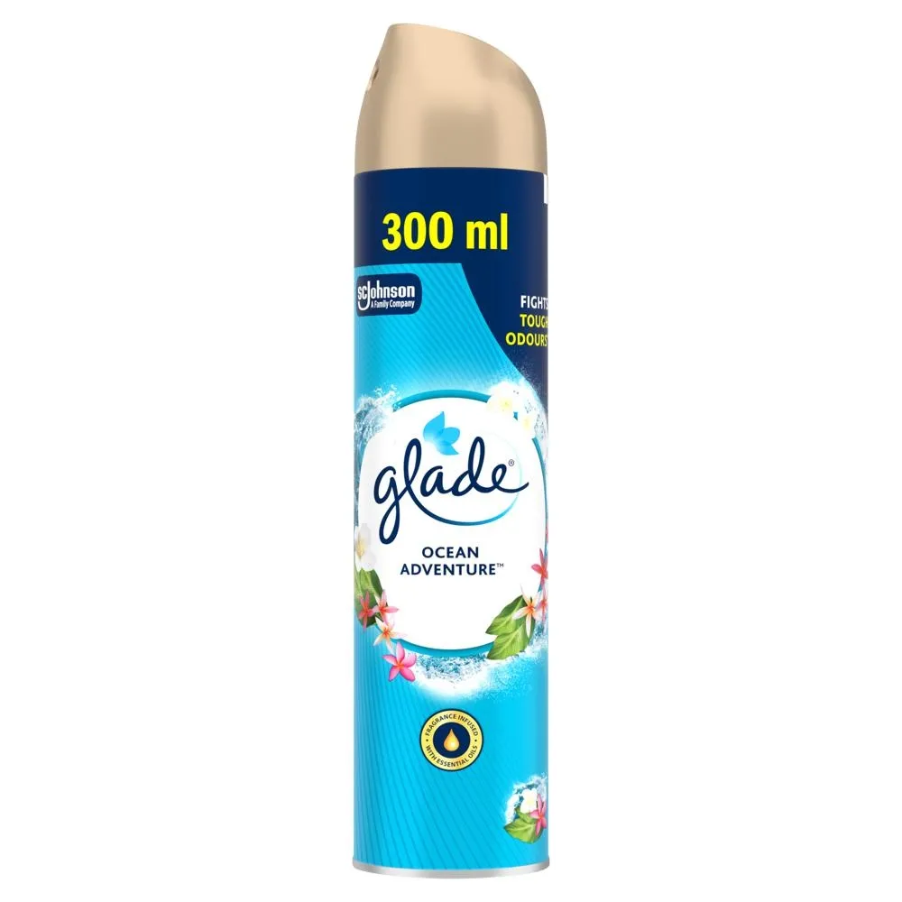 Glade Ocean Adventure Odświeżacz powietrza w aerozolu 300 ml