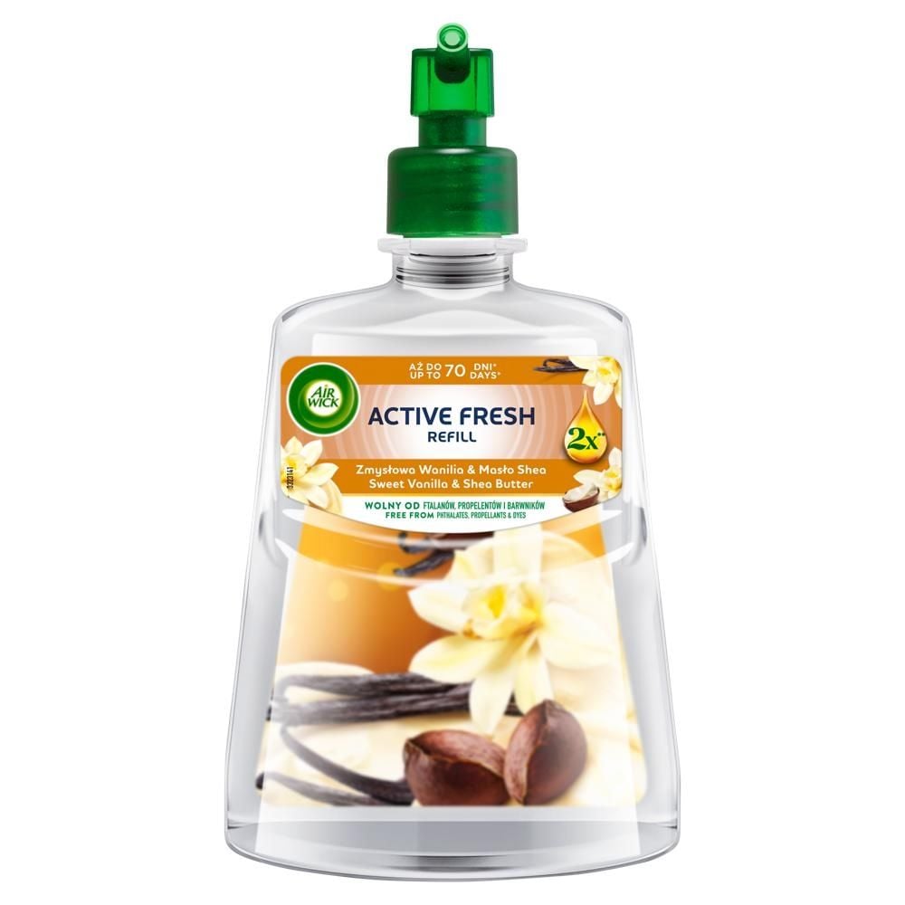 Air Wick Active Fresh Wkład zapachowy zmysłowa wanilia & masło shea 228 ml