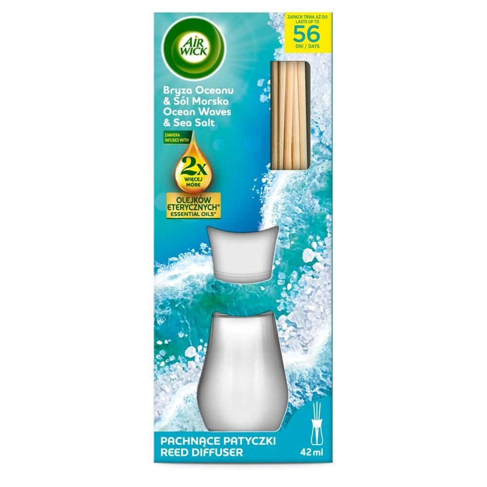 Air Wick Pachnące patyczki bryza oceanu & sól morska 42 ml