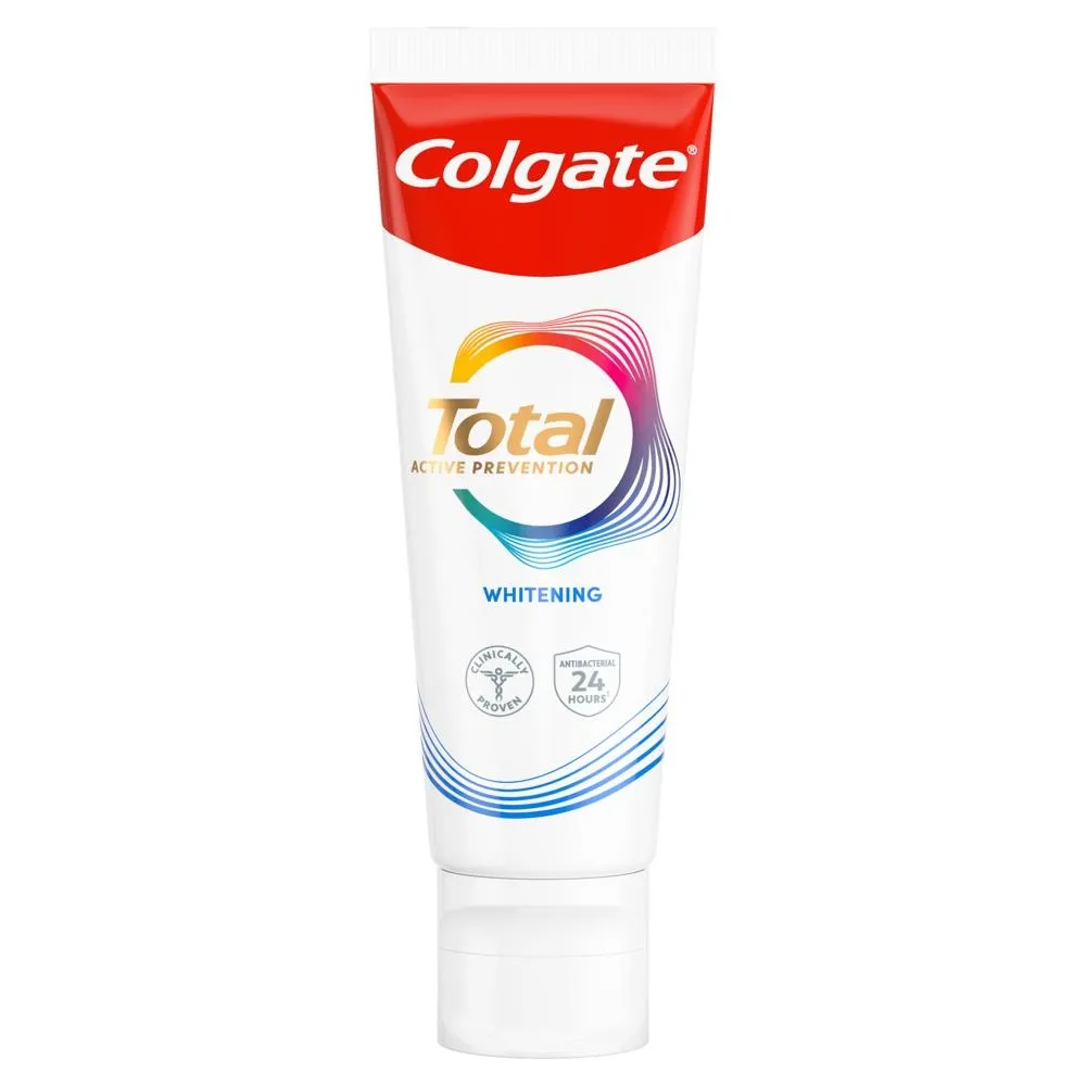 Colgate Total Whitening multiochronna pasta do zębów z fluorem, miętowa 75 ml