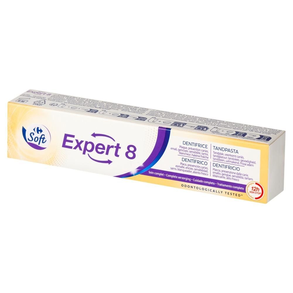 Carrefour Soft Expert 8 Pasta do zębów 75 ml