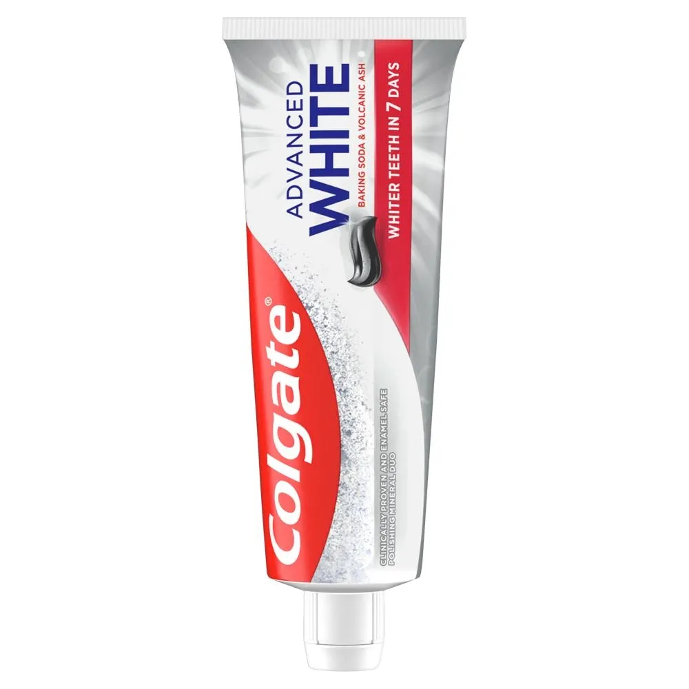 Pasta do zębów Colgate Advanced White Soda Oczyszczona & Pył Wulkaniczny 75ml