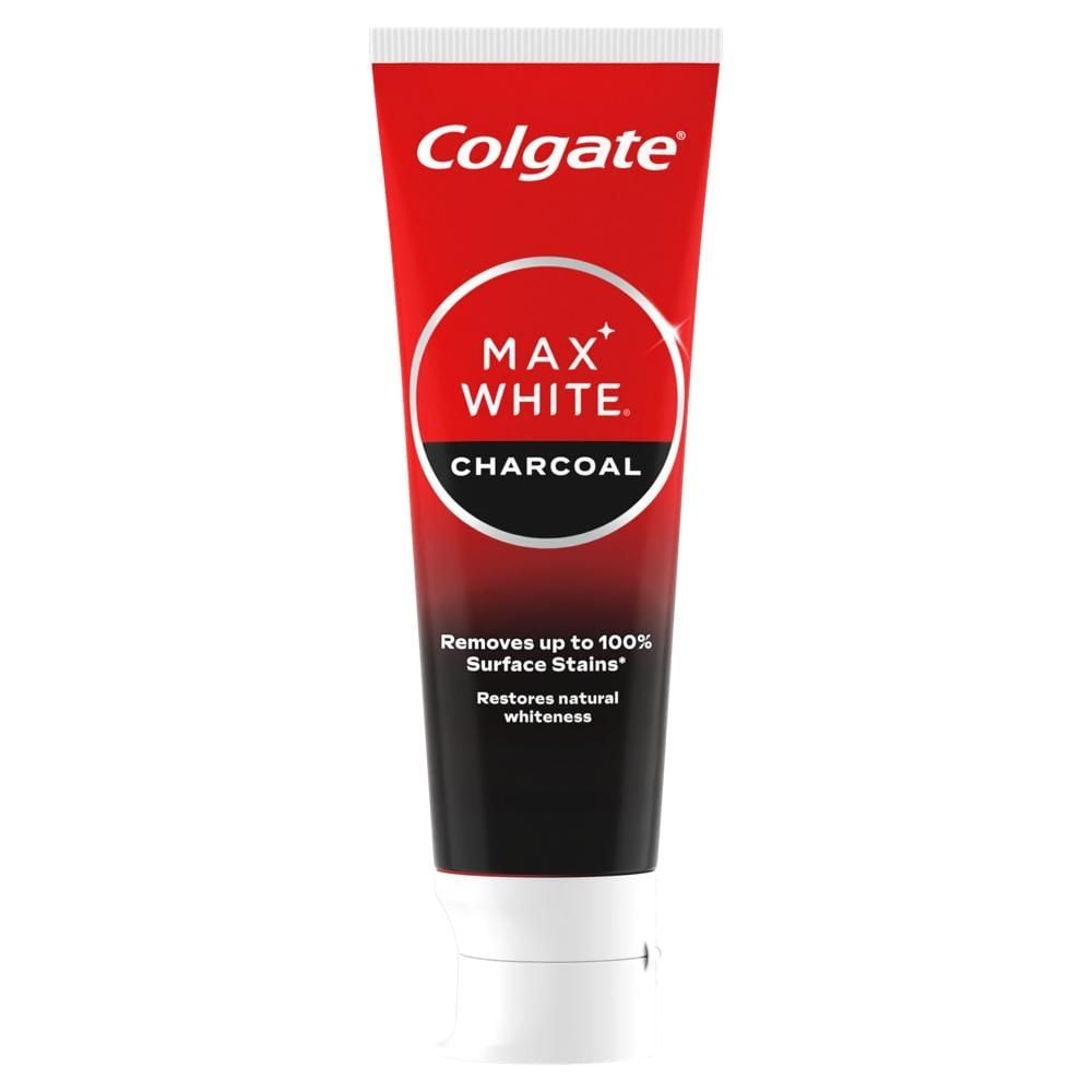 Colgate Max White Charcoal Wybielająca pasta do zębów z aktywnym węglem 75ml