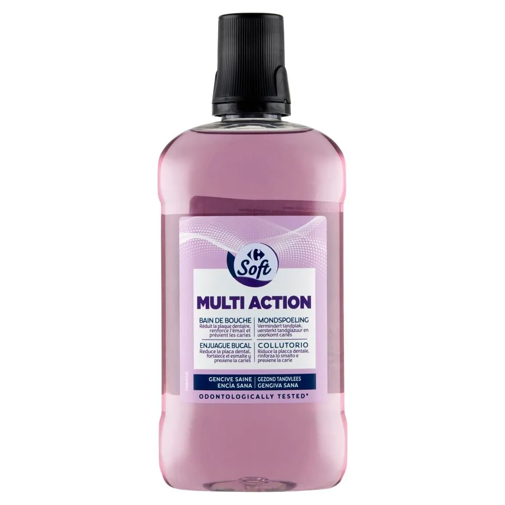 Carrefour Soft Multi Action Płyn do płukania jamy ustnej 500 ml
