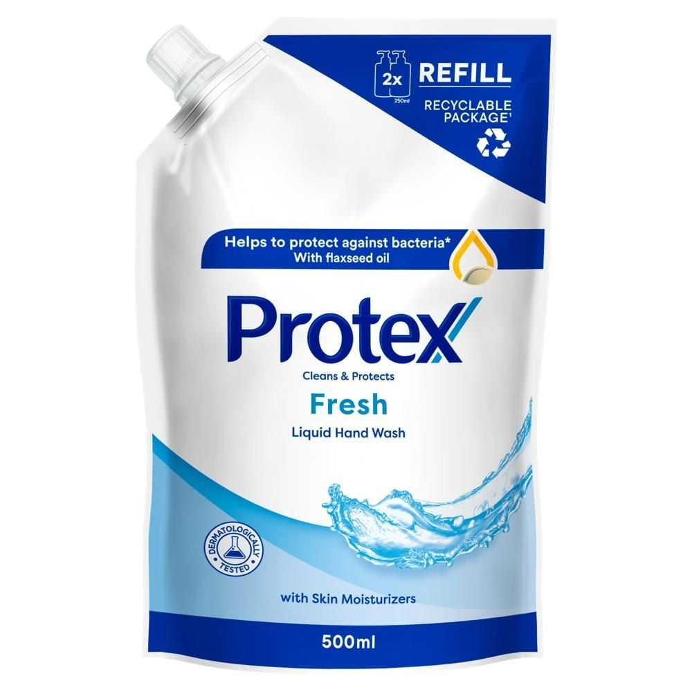 Protex Fresh Mydło do rąk w płynie z olejem lnianym 500 ml