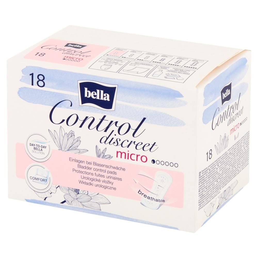 Bella Control Discreet Micro Wkładki urologiczne 18 sztuk