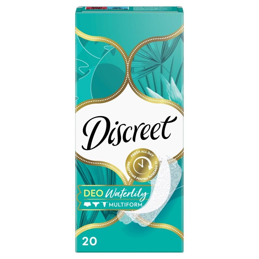 Wkładki higieniczne Discreet Oddychający materiał Multiform Waterlilly x20