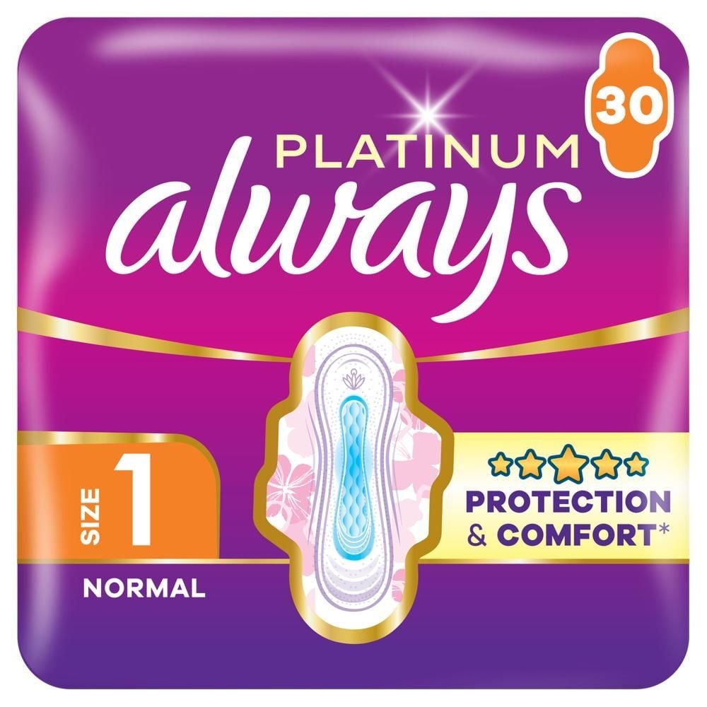 Always Platinum Podpaski Normal (Rozmiar 1) 30 Sztuk