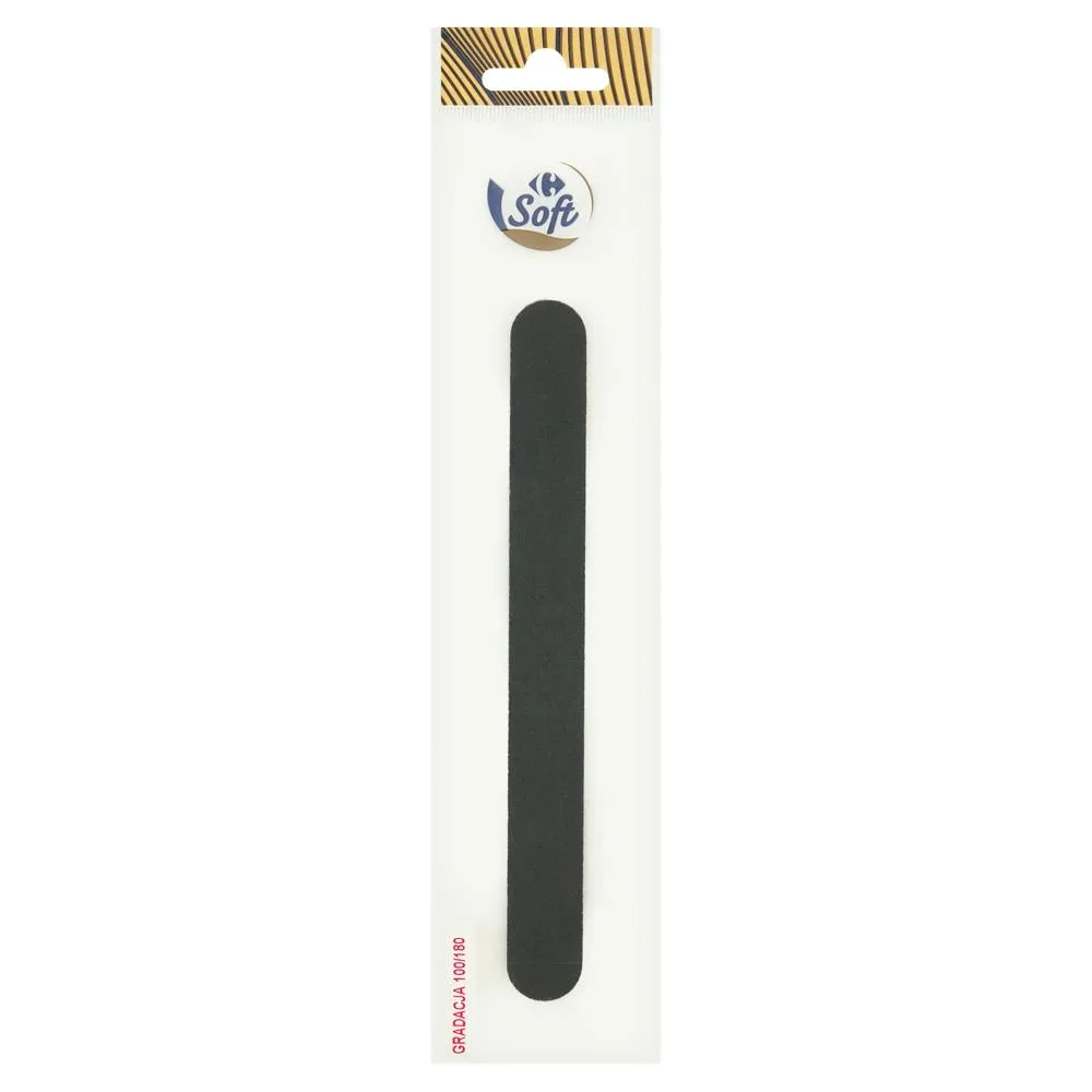 Carrefour Soft Pilnik do paznokci prosty gradacja 100/180