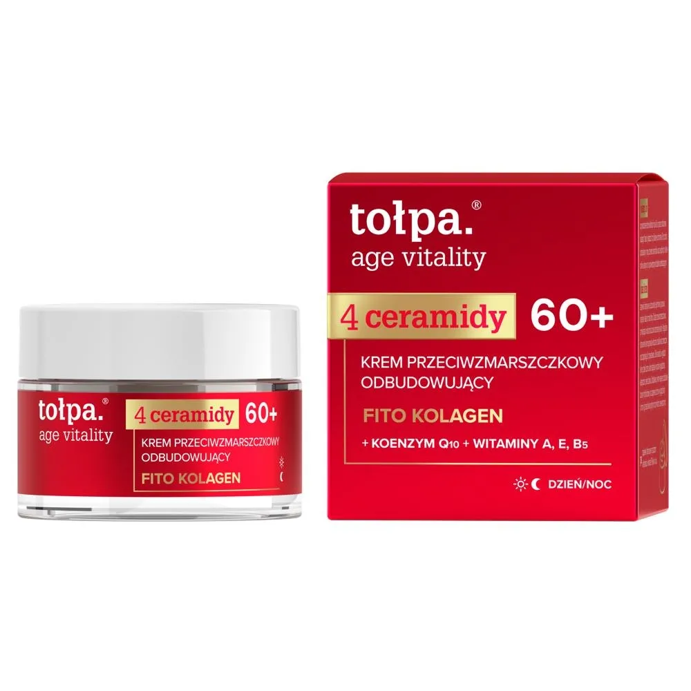tołpa Age Vitality Krem przeciwzmarszczkowy odbudowujący 60+ 50 ml
