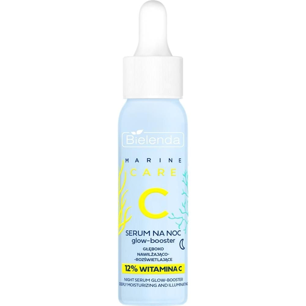 Bielenda C Marine Care Serum-glow-booster głęboko nawilżająco-rozświetlające na noc 30 ml