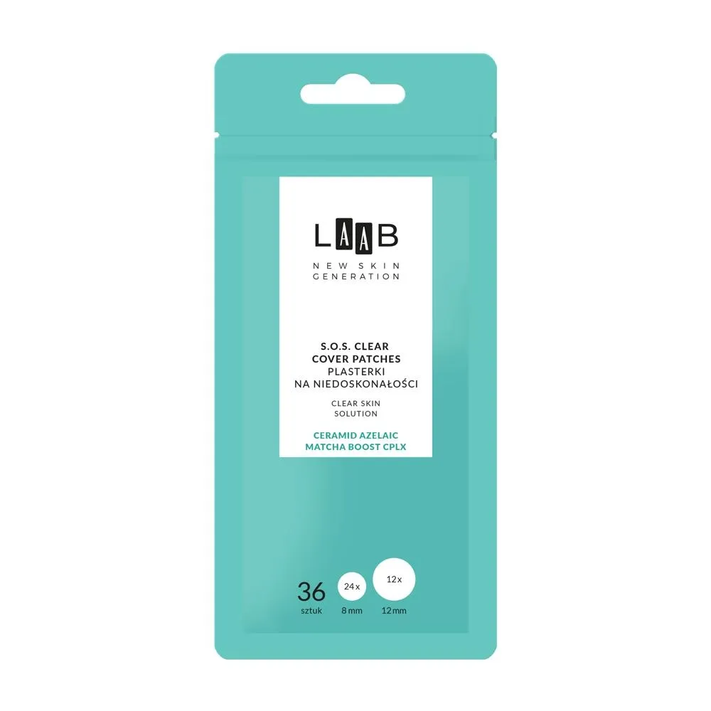 AA LAAB Clear Skin Solution Plasterki na niedoskonałości S.O.S. Clear Cover Patches 36 szt.