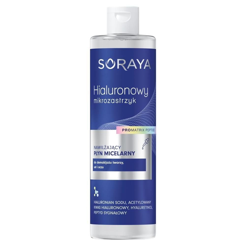 Soraya Hialuronowy Mikrozastrzyk Nawilżający płyn micelarny 400 ml