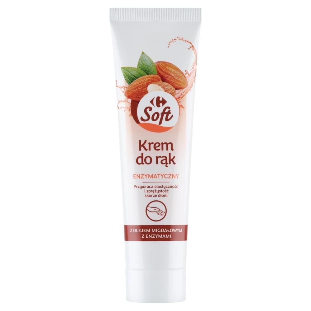 Carrefour Soft Krem do rąk enzymatyczny 100 ml