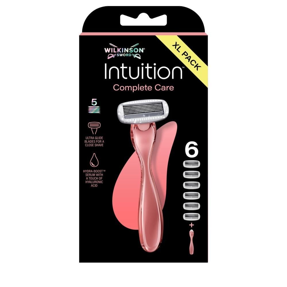 Wilkinson Sword Intuition Complete Care Rączka i 6 wkładów z 5 ostrzami