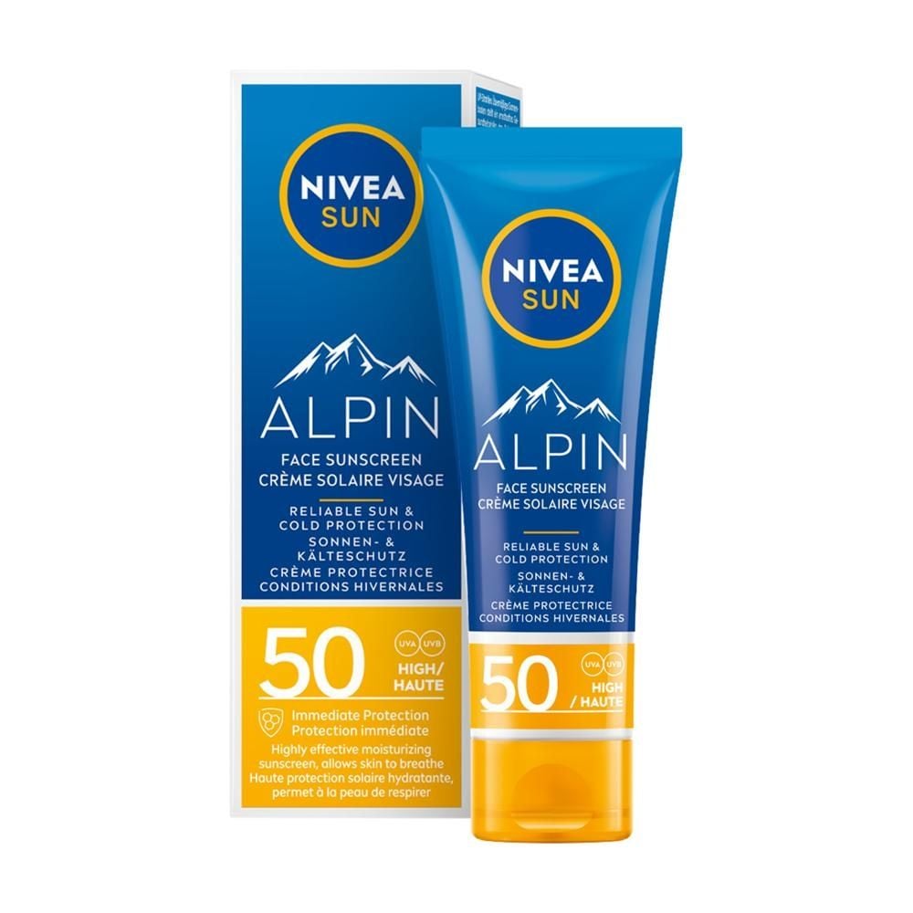 Nivea SUN Alpin Krem do twarzy z wysoką ochroną SPF 50