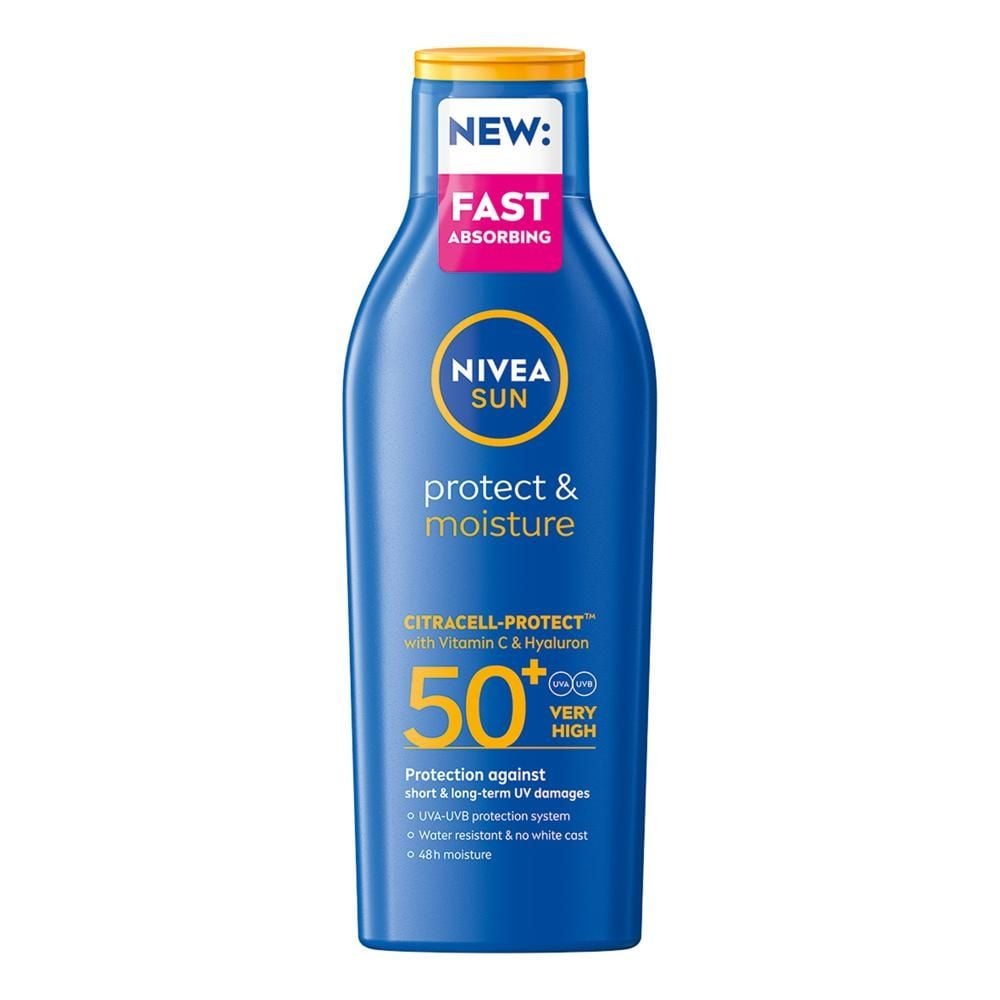 Nivea SUN Protect & Moisture Nawilżający balsam do opalania SPF 50+ 200ml