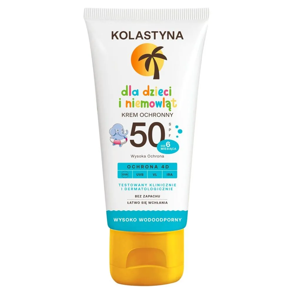 Kolastyna Krem ochronny dla dzieci i niemowląt od 6 miesiąca SPF 50 75 ml