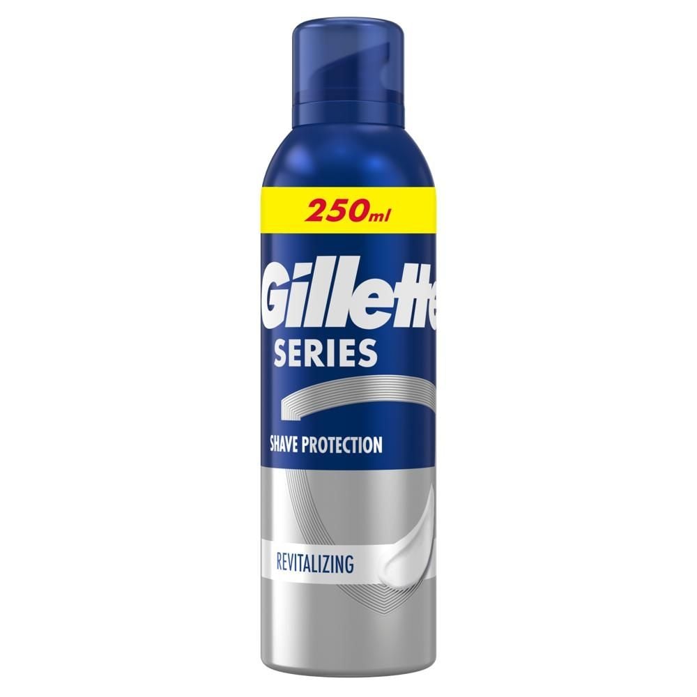 Gillette Series Rewitalizująca pianka do golenia z zieloną herbatą, 250 ml