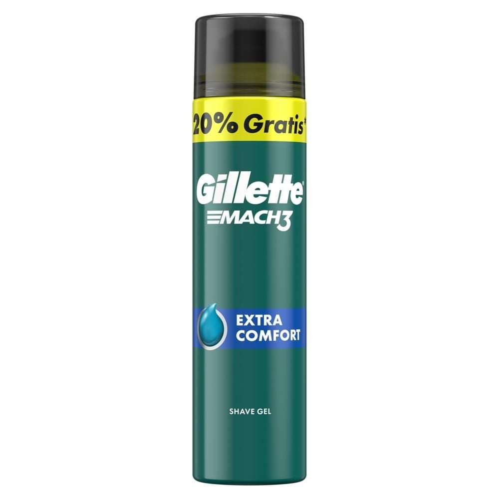 Gillette Mach3 Extra Comfort Żel do golenia dla mężczyzn 240 ml