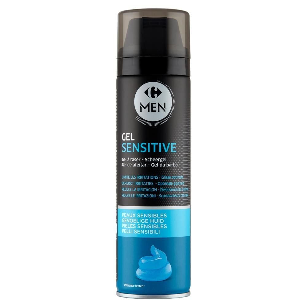 Carrefour Men Sensitive Żel do golenia 200 ml