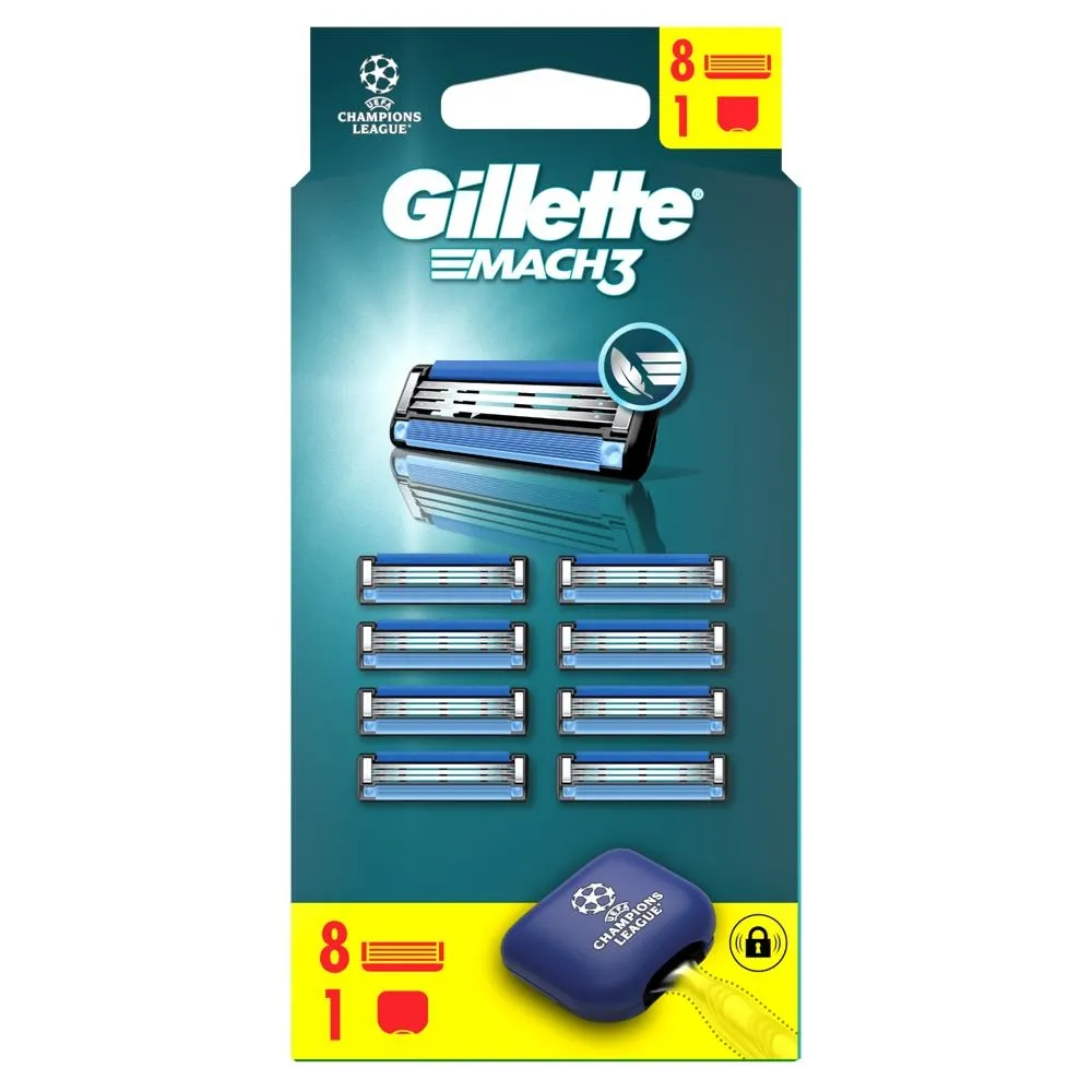 Wkłady wymienne do maszynki do golenia Mach3 dla mężczyzn, Wkłady wymienne Gillette z 3 ostrzami